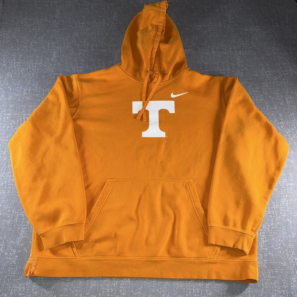 Tennessee Volunteers Hoodie Mens XL NCAA Football Nike Pullover Orange